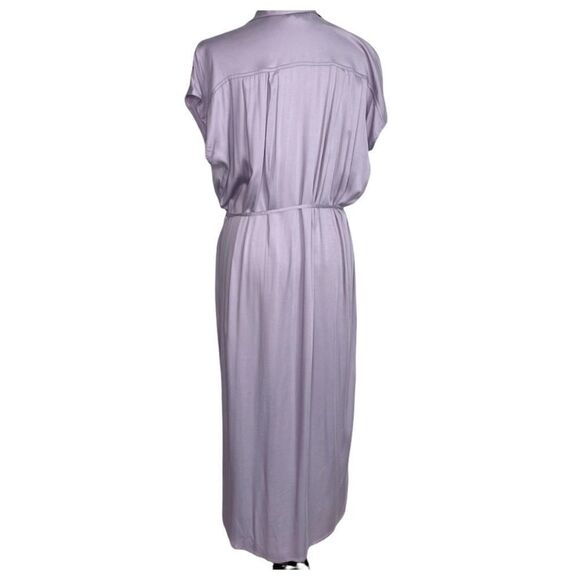 YOUNG Fabulous & Broke Maxi Shirtdress in Lilac and Gold - Picture 10 of 12
